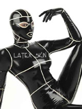 CATSUIT LATEX CTS023 - kombinezon full body 100% natural rubber - zamek z tyu